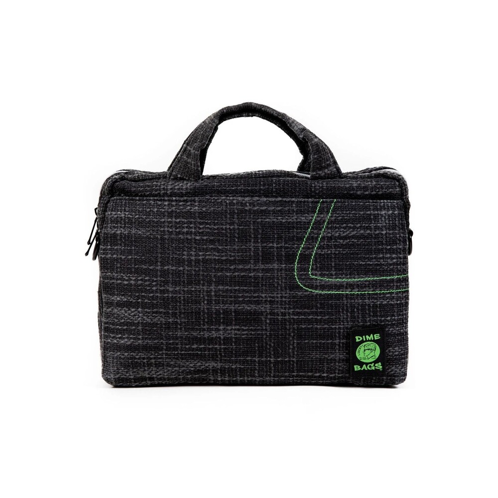 Dime bags 15" Side Hustler Hemp Laptop Bag Black